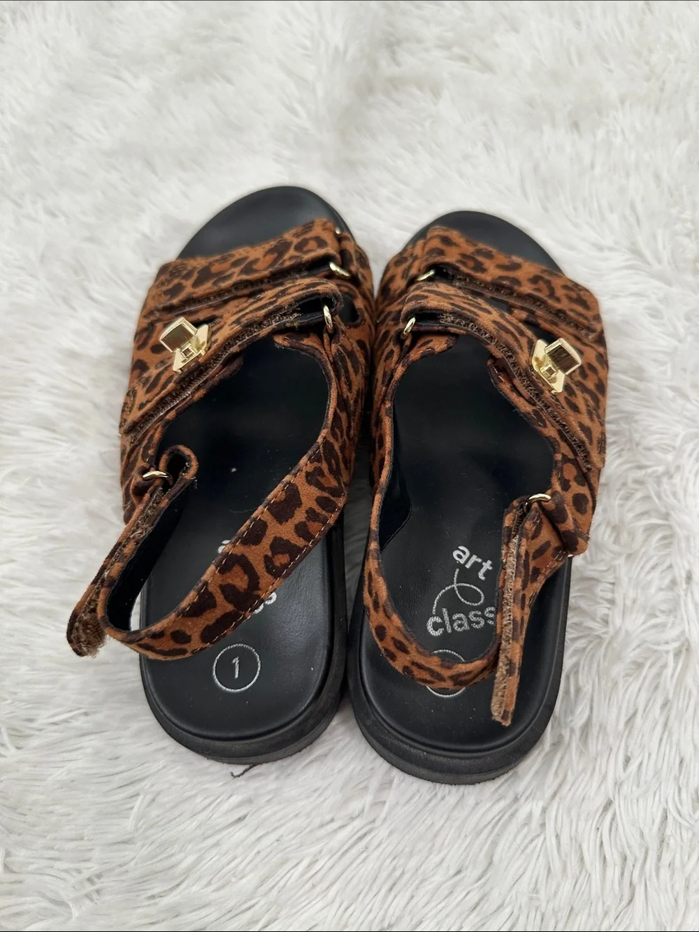 ❤️ Art Class Leopard Print Sandal